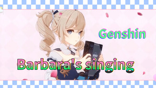 Barbara's singing