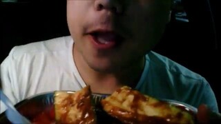 ASMR EATING SOUNDS -  ONE GRILLED COURGETTE AND CHERRY TOMATOES
