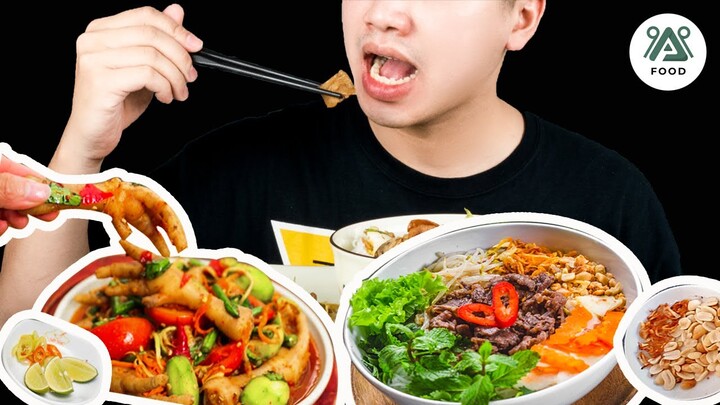 ASMR ĂN BÚN TRỘN, CHÂN GÀ NGON PAP | ĂN KHÔNG NÓI CHUYỆN*ÂM THANH ĂN | NO TALKING EATING SOUNDS FOOD