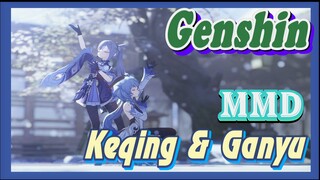 [Genshin, MMD] Keqing & Ganyu, salju yang turun selama ribuan tahun