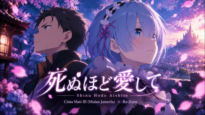 死ぬほど愛して (Shinu Hodo Aishite) 🇯🇵 | Cinta Mati III × Re:Zero [SHORT COVER]