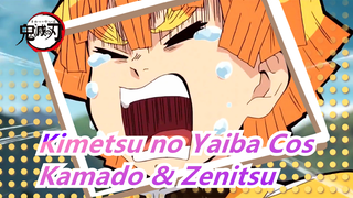 [Kimetsu no Yaiba Cos] [Pinopi & Penta] Tarian Tinplate / Kamado & Zenitsu