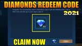 HOW TO MAKE YOUR OWN DIAMONDS REDEEM CODE IN MOBILE LEGENDS 2021 | MOBILE LEGENDS