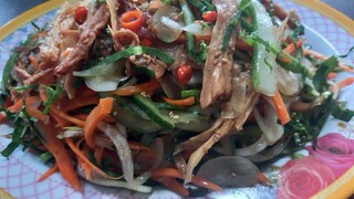 dưa leo trộn.món chay.rất đơn giản dể làm ăn ngon