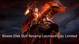 Riveiw Skin Epic Revamp Leomord Inferno Soul|Mobile Legends