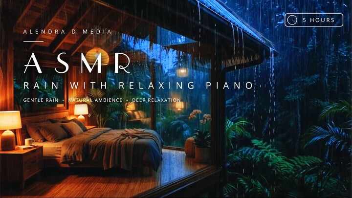 Relaxing Rain & Piano Music 🌧️🎹 Peaceful Sounds for Sleep, Study & Relaxation