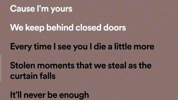 "SECRET LOVE SONG"