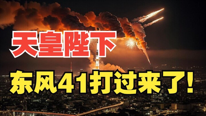 Your Majesty, what's landing is the 99A, and what's flying in from the sky is the Dongfeng-41—do we 