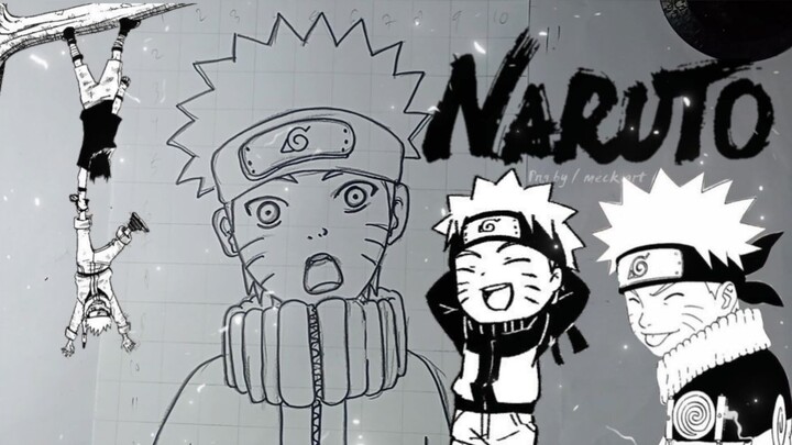 menggambar Uzumaki Naruto