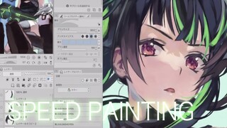 【イラストメイキング】黛冬優子【CLIP STUDIO PAINT】