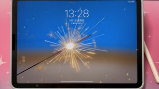 iPad painting｜Aite your friends to draw beautiful fireworks for you｜procreate painting tutorial #pro