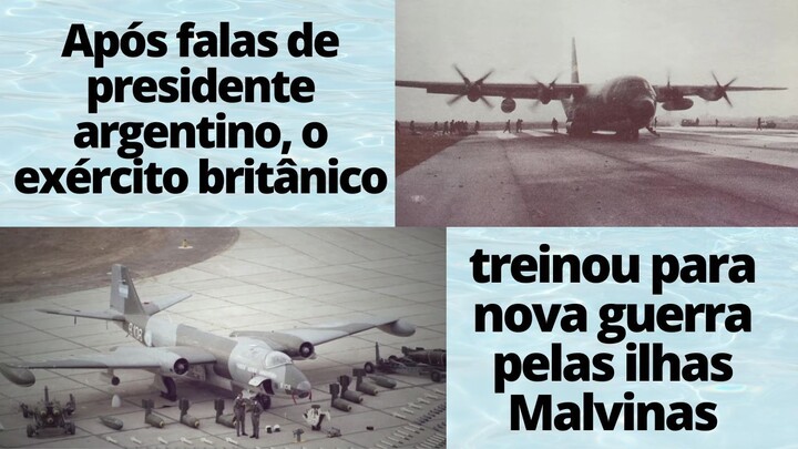 Britânicos treinam para nova guerra contra a Argentina