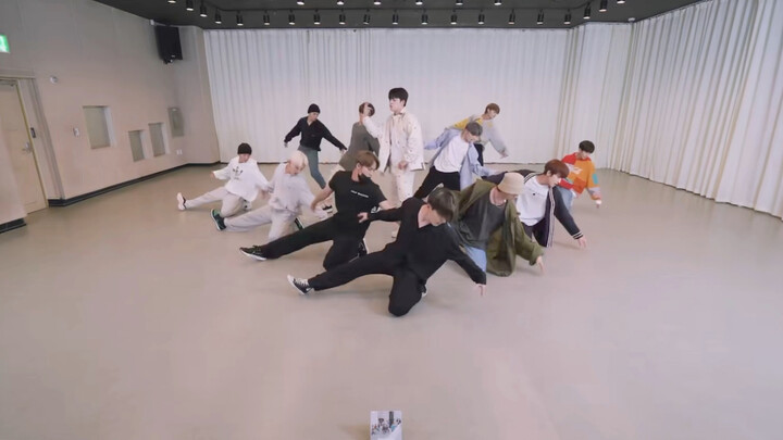 seventeen倒车入库的舞蹈你看过吗？（练习室舞蹈3–home run）动线超级复杂