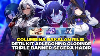 Info Triple Banner, Columbina Playable, Kit Arlecchino Punya 2 Mode, Clorinde Raiden Asal Fontaine