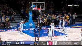 NBA 2K22 Ultra Modded Season | Grizzlies vs Warriors | Game Highlights 4th Qtr