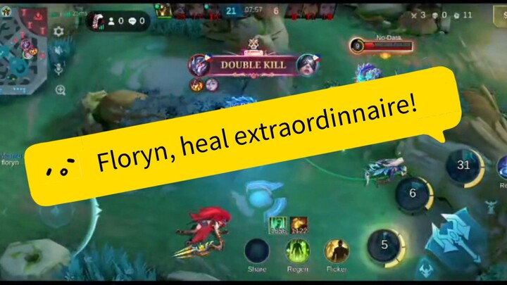 #FlorynMLBB, heal extraordinnaire!