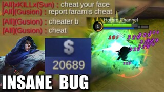 IT'S NOT A CHEAT! ITS A BUG!