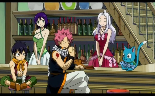 Naz: I'm very clear, Lucy's home is mine. Lucy kicked me out, I must be mad ╰_╯