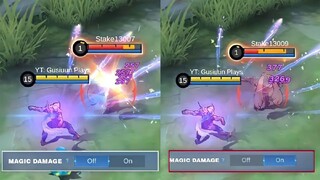 GUSION FULL MAGIC DAMAGE WITH EASY BURST DAMAGE