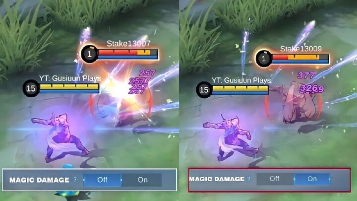 GUSION FULL MAGIC DAMAGE WITH EASY BURST DAMAGE