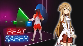 ASUNA COSPLAY. Sword Art Online: Alicization War of Underworld II : Anima - ReoNa in BEAT SABER