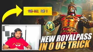 New Royal Pass In 0 UC Trick 😱 - PUBG Mobile