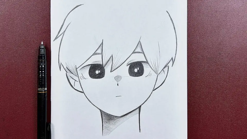 Easy sketch drawing | how to draw cute anime boy with easy steps - Bilibili Easy sketch drawing | how to draw cute anime boy with easy steps - Bilibili