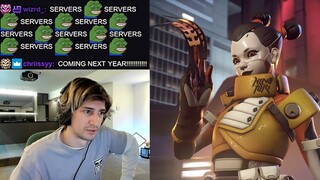 xQc reacts to Overwatch 2 Launch Trailer