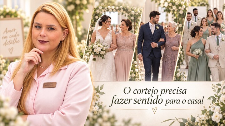 A noiva não precisa entrar com o pai | Ideias para o cortejo de casamento