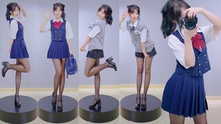 163cm & 46kg♥Uniform outfit sharing & display
