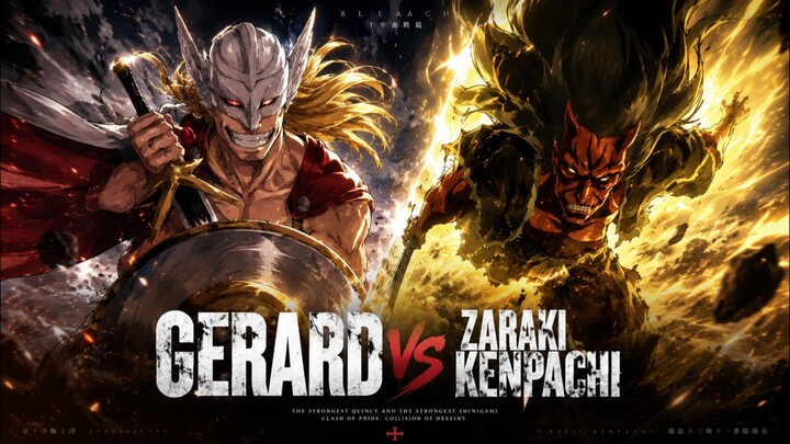 BLEACH TYBW : ZARAKI VS GERARD VALKRY GILA ABISSA😱😱😱😱🤯🔥🔥🔥🔥