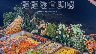 Taking advantage of summer vacation! I’m hosting a buffet 2.0 for my brother and 20 fans at home. My