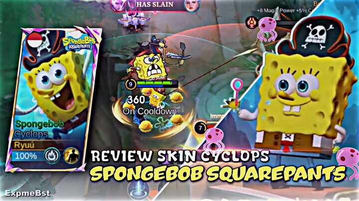 [EARLY ACCESS] REVIEW SKIN CYCLOPS "SPONGEBOB" LUCU BANGET SKILLNYA NGELUARIN KRABBY PATTY