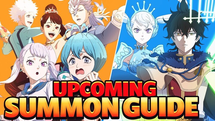 (Global Unit Release Schedule) WHO TO SUMMON FOR & INVEST INTO! | Black Clover Mobile