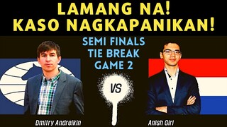 ANG FINALIST AY SI?? Fide Grand Prix 2 2022  Giri vs Andreikin Semi Finals Tie Break Game 2