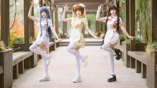 The first generation of cute gods entered China. The cheongsam and white silk are a perfect match! S