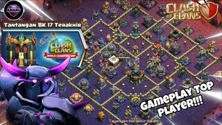 Menyelesaikan event "Tantangan TH17 terakhir" dengan meniru Gameplay dari Top Player coc🔥🥶🔥