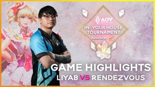 Liyab Esports vs Rendezvous | In-Your-House AOV Tournament (TNC) Semi-Finals