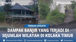 Banjir Rendam Ratusan Hektar Sawah dan Rusak 2 Jembatan Semi Permanen di Kolaka Timur Sultra