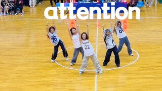 Attention dance on the basketball court, challenge the most uniform college student dance on the Int