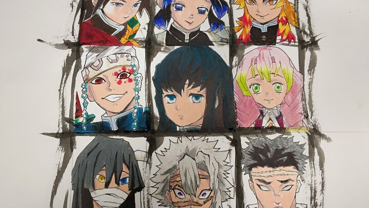 【Demon Slayer】Hand-painted all members