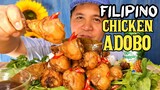FILIPINO CHICKEN ADOBO | MUKBANG PINOY