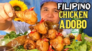 FILIPINO CHICKEN ADOBO | MUKBANG PINOY