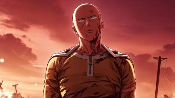 SCENE SAITAMA KALAH DAN TERLUKA