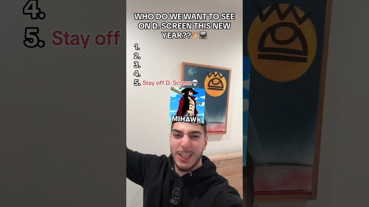 WHO DESERVES MORE SCREEN TIME IN 2024🎉📺 #onepiece #mihawk #shanks #luffy #sabo #monkeyddragon