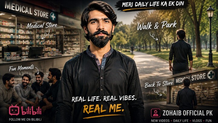 I’m Now on Bilibili! ❤️ | Zohaib Official PK#ZohaibOfficialPK #Vlog #DailyVlog #PakistanVlog #DailyL