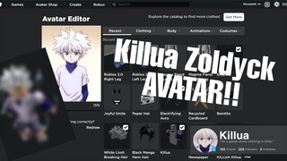 Killua Zoldyck Roblox Avatar! HxH