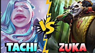 Hướng Dẫn Chơi Tướng Mới Tachi Đi Top Vs Zuka Gấu Béo | TOP Tachi Liên Quân