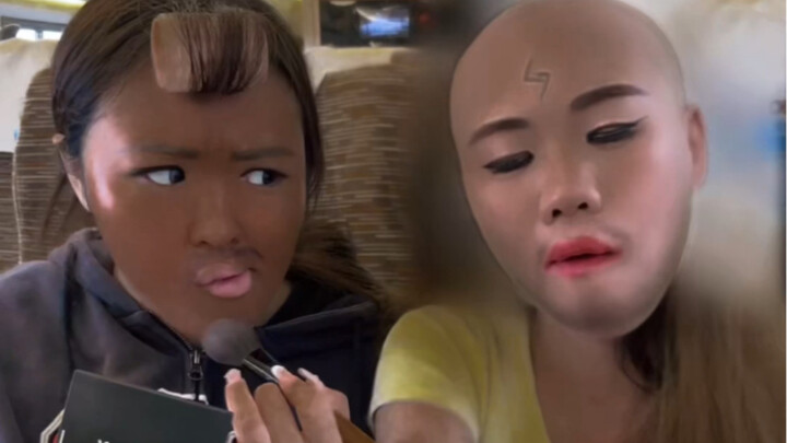 Is applying makeup on a high-speed train uncivilized behavior?