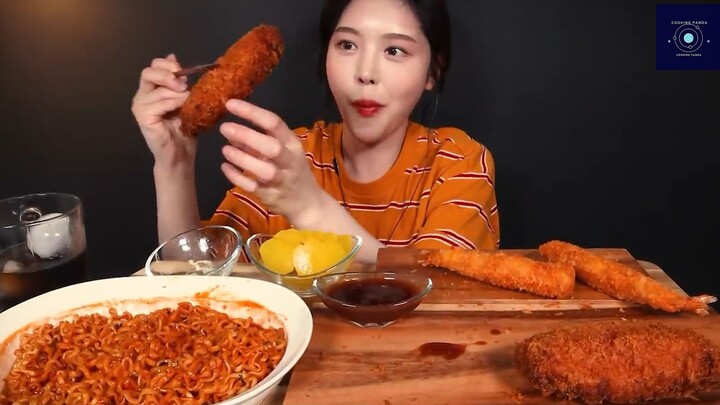 cô gái ăn uống 262 #cookingpanda